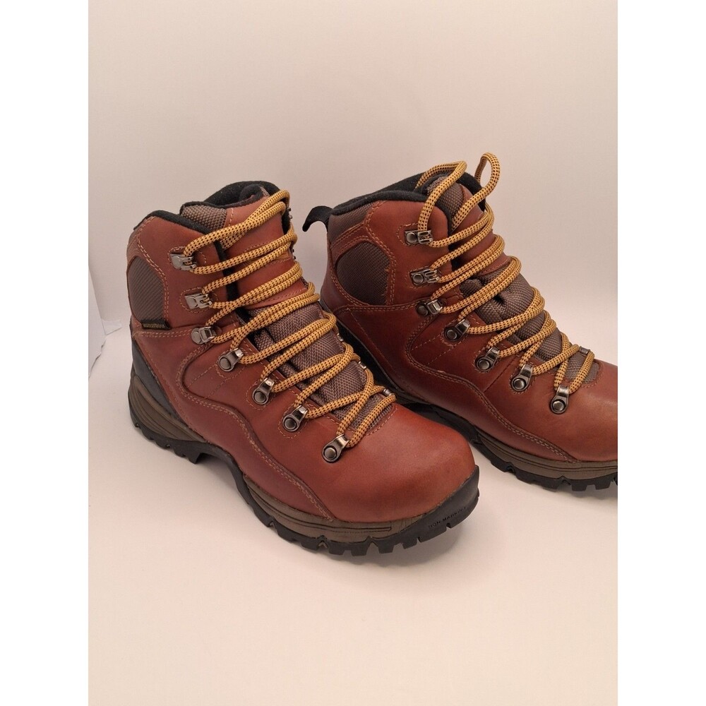 Mountrek Belinda Waterproof Sturdy Insulated Leather Hiking Boots Women Sz 7.5M